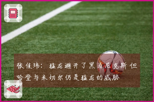 张佳玮：猛龙避开了黑马尼克斯 但哈登与米切尔仍是猛龙的威胁